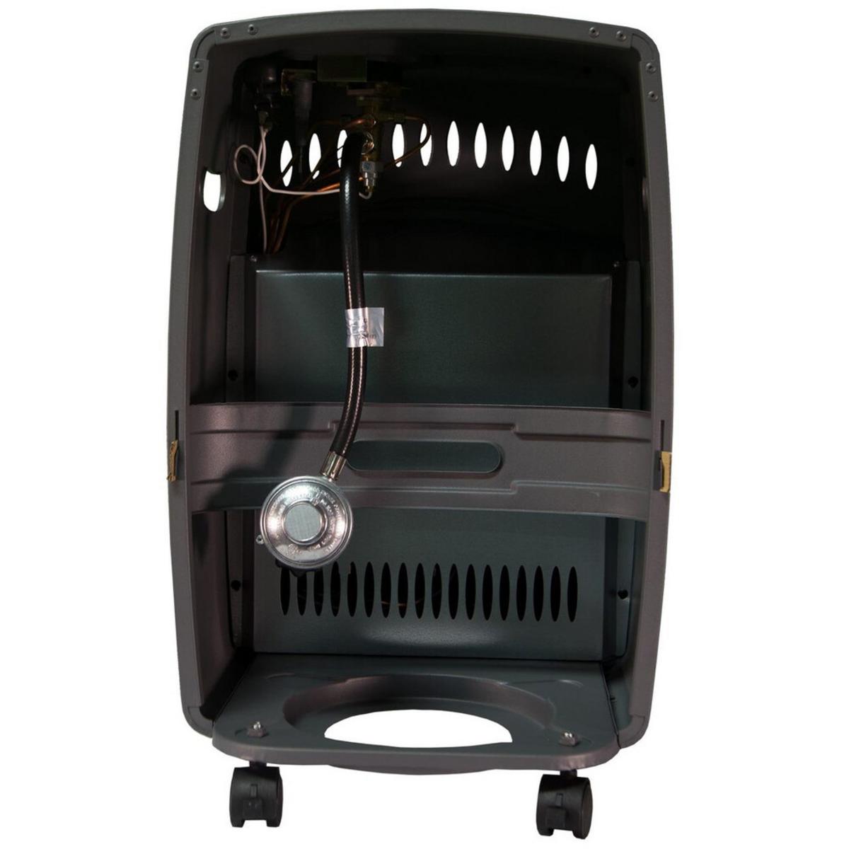 World Marketing Comfort Glow Propane(LP) Cabinet Heater - Piezo Ignition/Gray World Marketing Comfort Glow Propane(LP) Cabinet Heater - Piezo Ignition/Gray