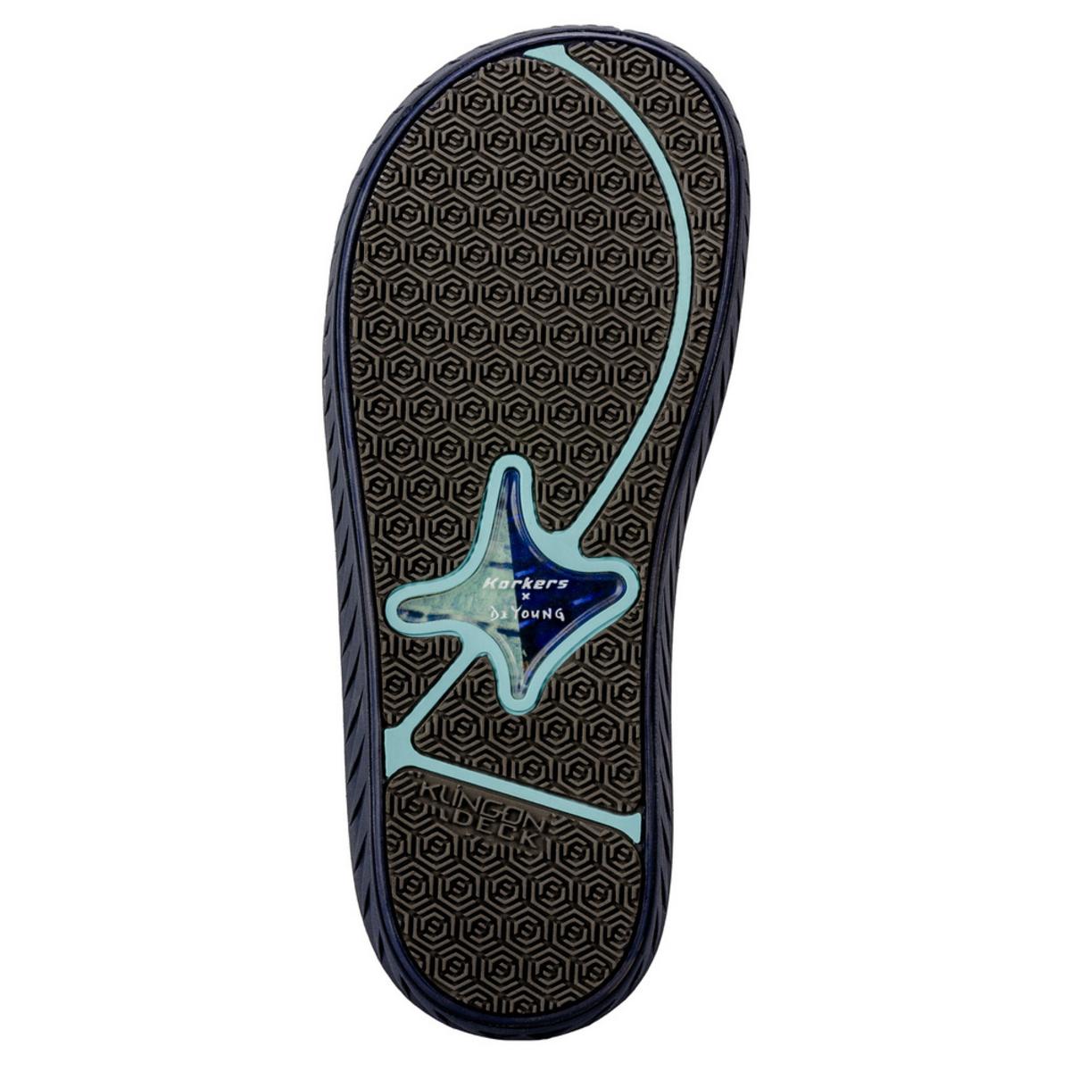 Korkers Fish Flip Marlin with Fixed Kling-On Deck Soles Korkers Fish Flip Marlin with Fixed Kling-On Deck Soles