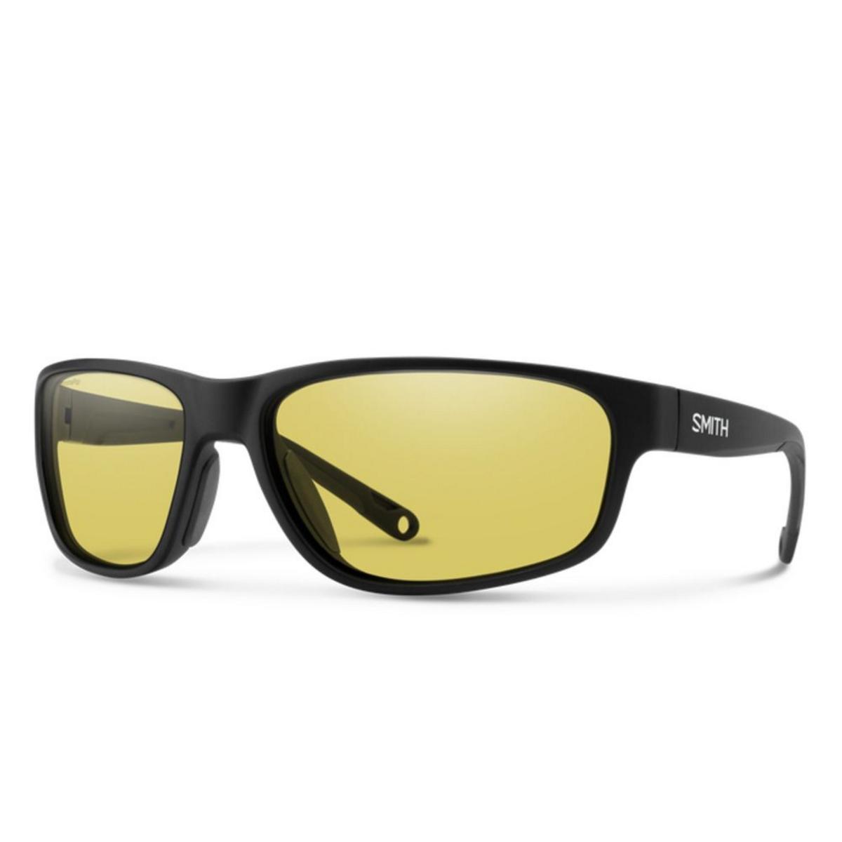 Smith Optics Redding 2 Sunglasses ChromaPop Glass Polarized Low Light Yellow - Matte Black Frame Smith Optics Redding 2 Sunglasses ChromaPop Glass Polarized Low Light Yellow - Matte Black Frame
