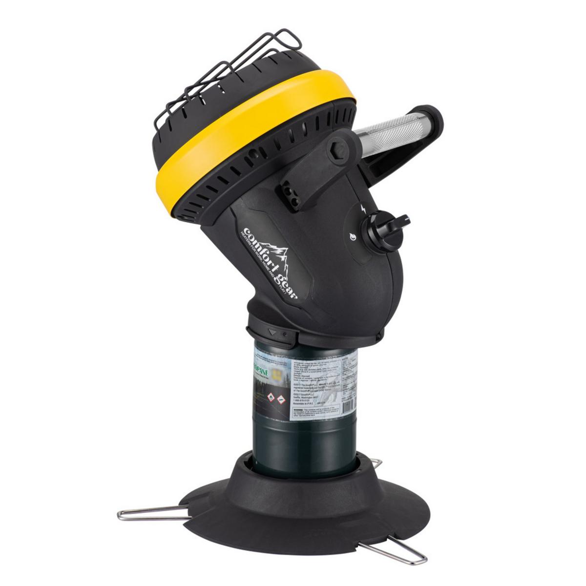 World Marketing 4,000 BTU Portable Propane Heater - Black/Yellow/Green World Marketing 4,000 BTU Portable Propane Heater - Black/Yellow/Green