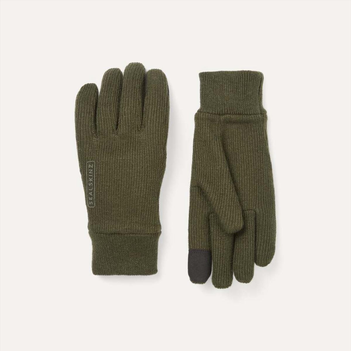 SealSkinz Necton Windproof All Weather Knitted Gloves SealSkinz Necton Windproof All Weather Knitted Gloves