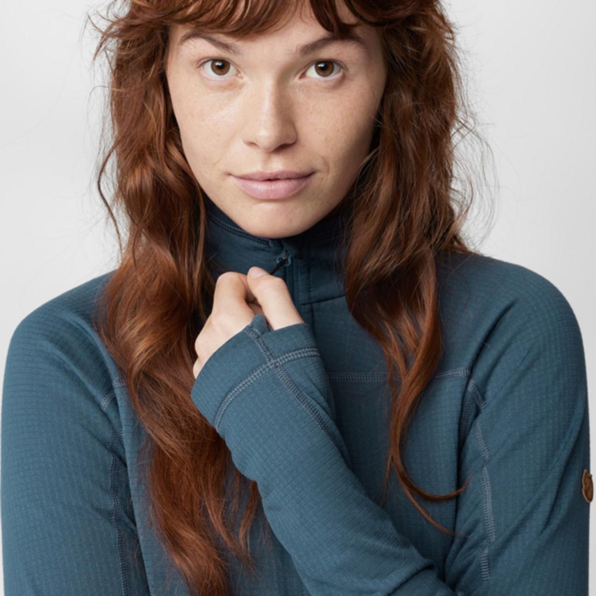 FjallRaven Women's Abisko Lite Fleece Half Zip FjallRaven Women's Abisko Lite Fleece Half Zip