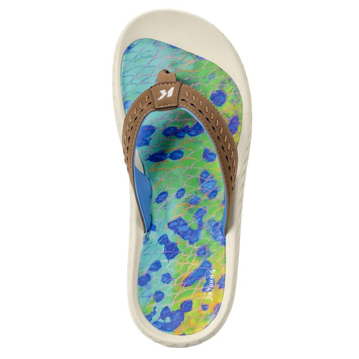 Korkers Fish Flip Dorado with Fixed Kling-On Deck Soles Korkers Fish Flip Dorado with Fixed Kling-On Deck Soles