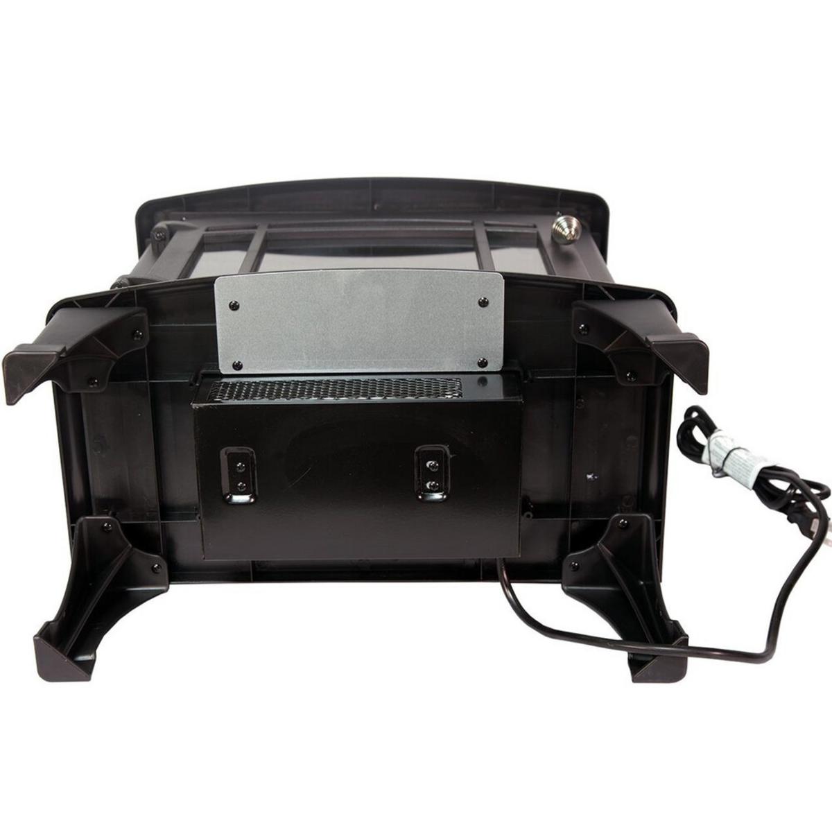 World Marketing Comfort Glow The Sanibel 3-Sided Infrared Quartz Electric Stove - Black World Marketing Comfort Glow The Sanibel 3-Sided Infrared Quartz Electric Stove - Black