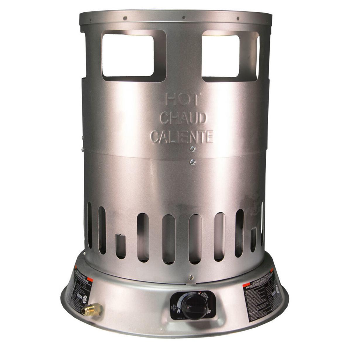 World Marketing 50-80,000 BTU Propane (LP) Convection Heater - Silver World Marketing 50-80,000 BTU Propane (LP) Convection Heater - Silver