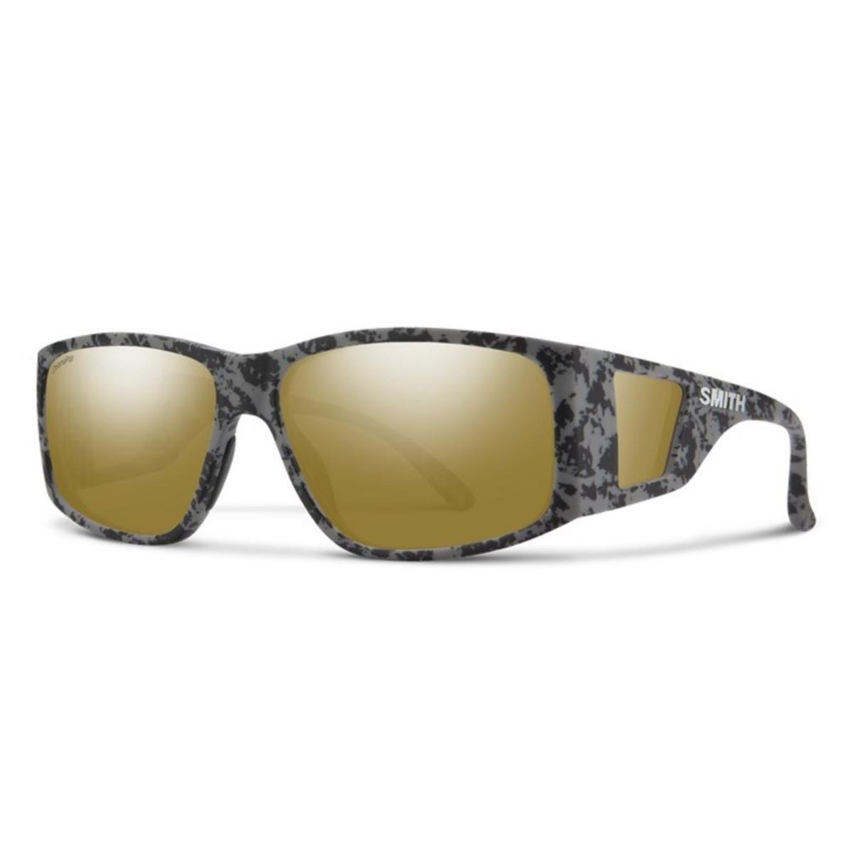 Smith Optics Monroe Peak Sunglasses ChromaPop Polarized Bronze Mirror - Matte Gray Marble Frame Smith Optics Monroe Peak Sunglasses ChromaPop Polarized Bronze Mirror - Matte Gray Marble Frame