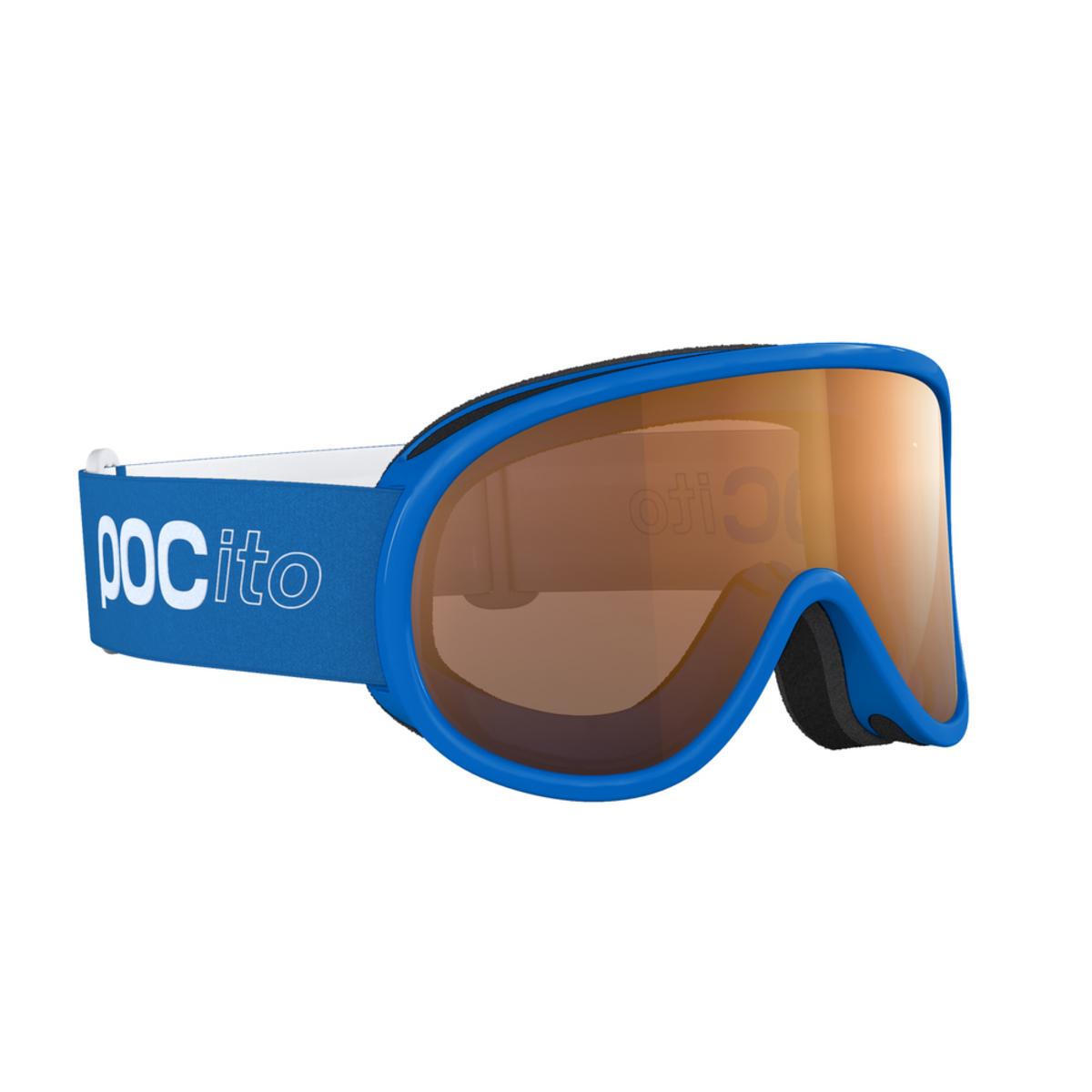 POC POCito Retina Kid's Ski Goggles Partly Sunny Light Orange Lens - Fluorescent Blue Frame POC POCito Retina Kid's Ski Goggles Partly Sunny Light Orange Lens - Fluorescent Blue Frame