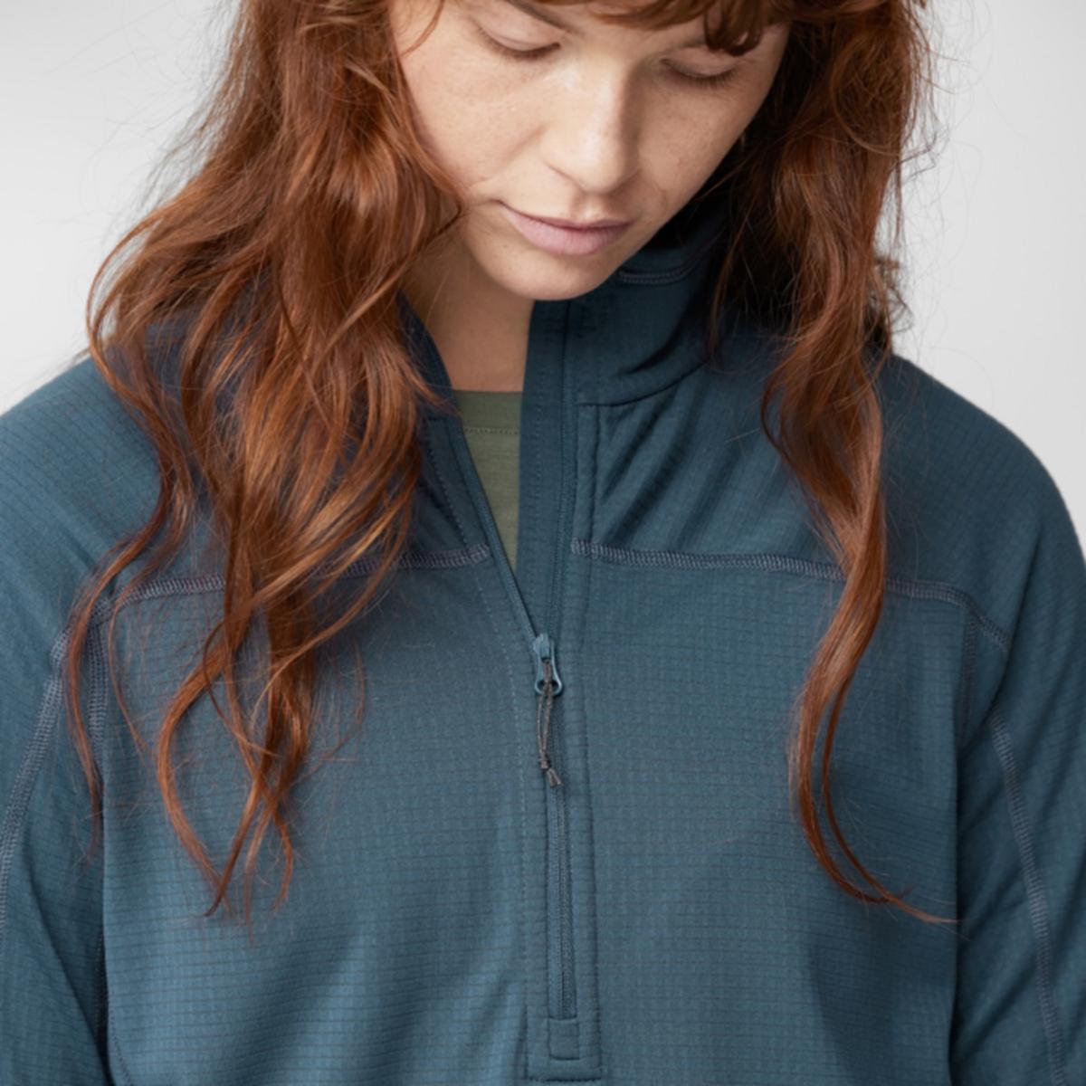 FjallRaven Women's Abisko Lite Fleece Half Zip FjallRaven Women's Abisko Lite Fleece Half Zip