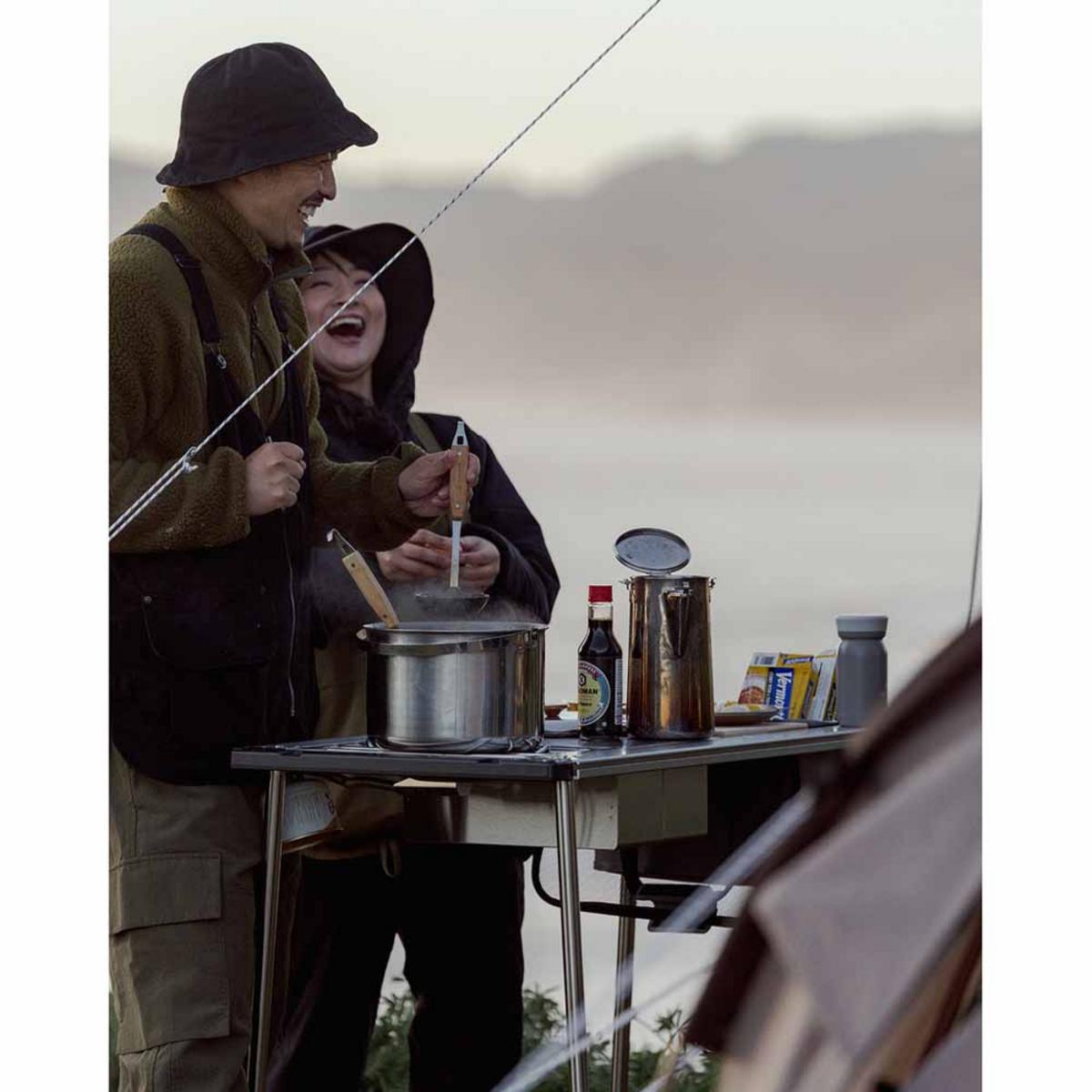 Snow Peak Iron Grill Table Camp Kitchen Starter Set Snow Peak Iron Grill Table Camp Kitchen Starter Set