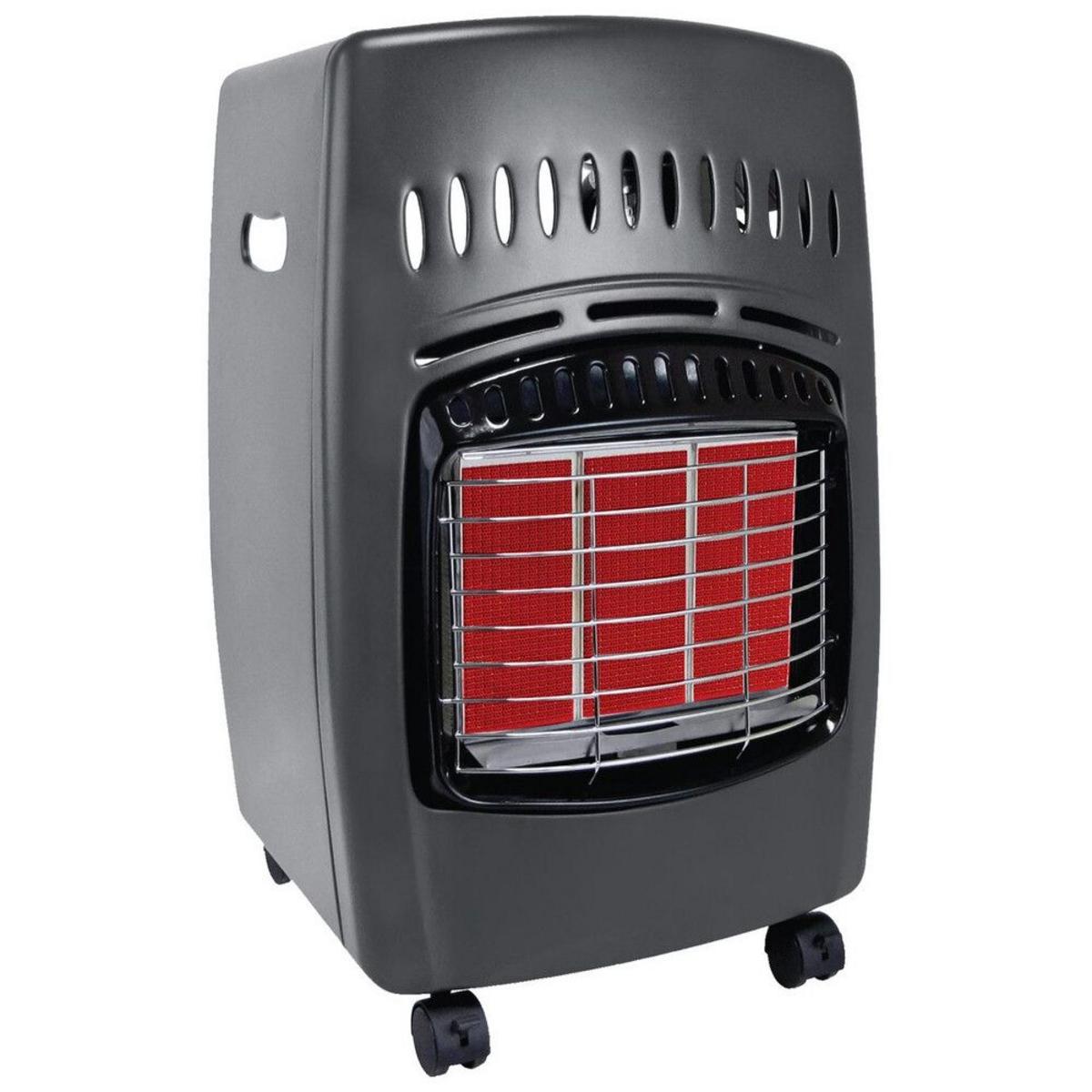 World Marketing Comfort Glow Propane(LP) Cabinet Heater - Piezo Ignition/Gray World Marketing Comfort Glow Propane(LP) Cabinet Heater - Piezo Ignition/Gray