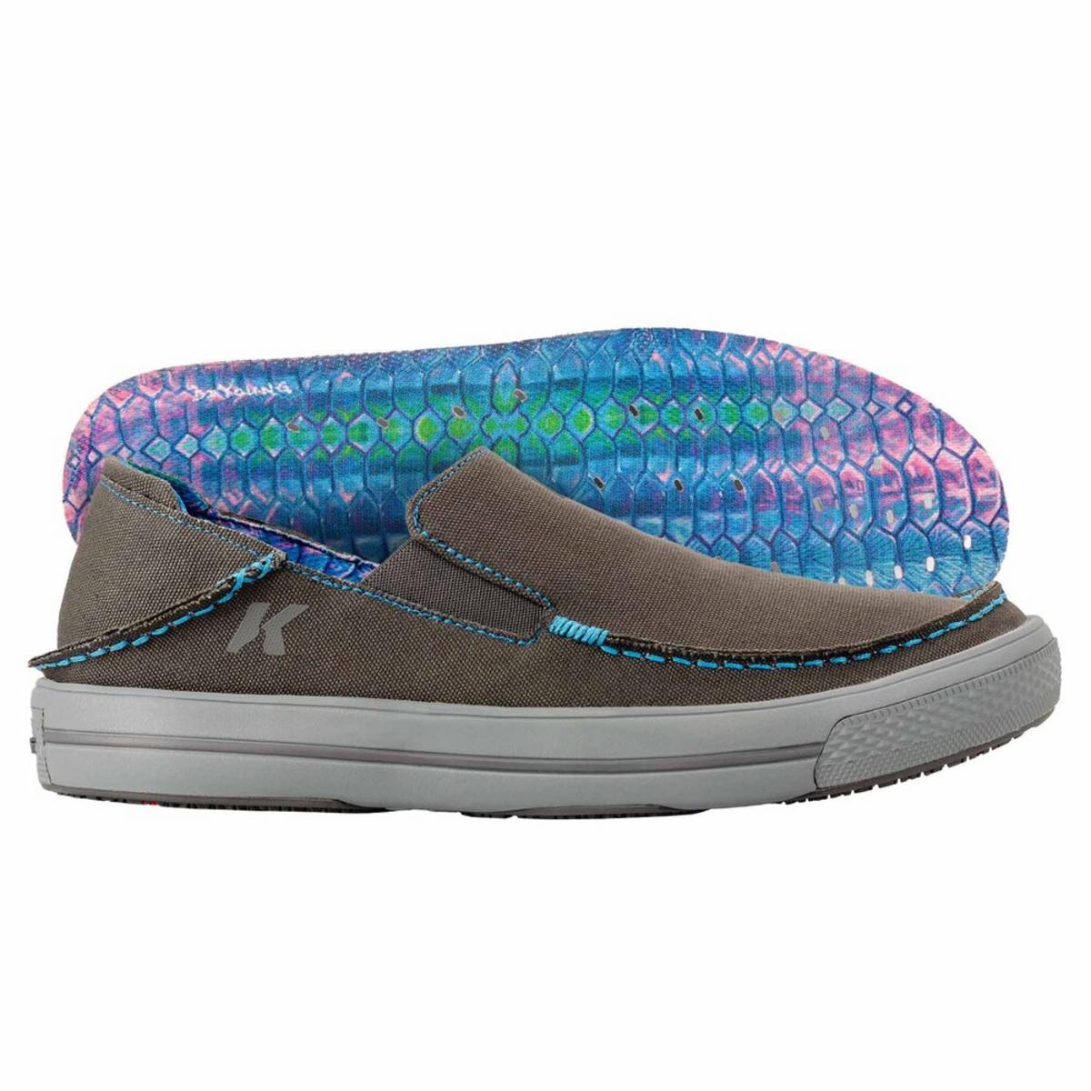 Korkers Fish Moc Tarpon with Fixed Kling-On Deck Soles Korkers Fish Moc Tarpon with Fixed Kling-On Deck Soles