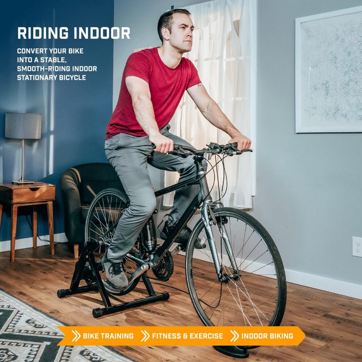 Alpcour Bike Trainer Stand with Magnetic Flywheel Alpcour Bike Trainer Stand with Magnetic Flywheel