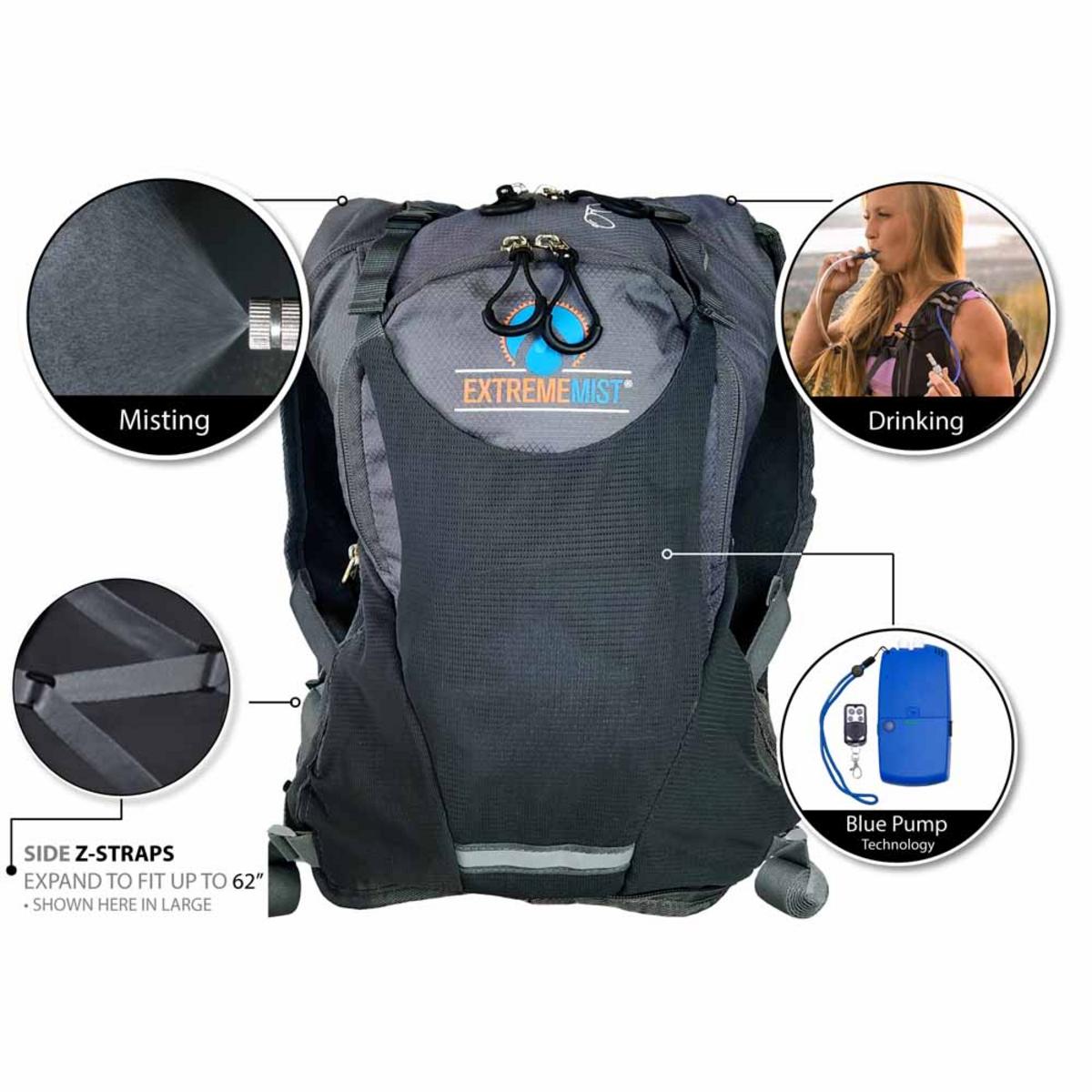 ExtremeMIST Misting & Drinking Hydration Backpack ExtremeMIST Misting & Drinking Hydration Backpack