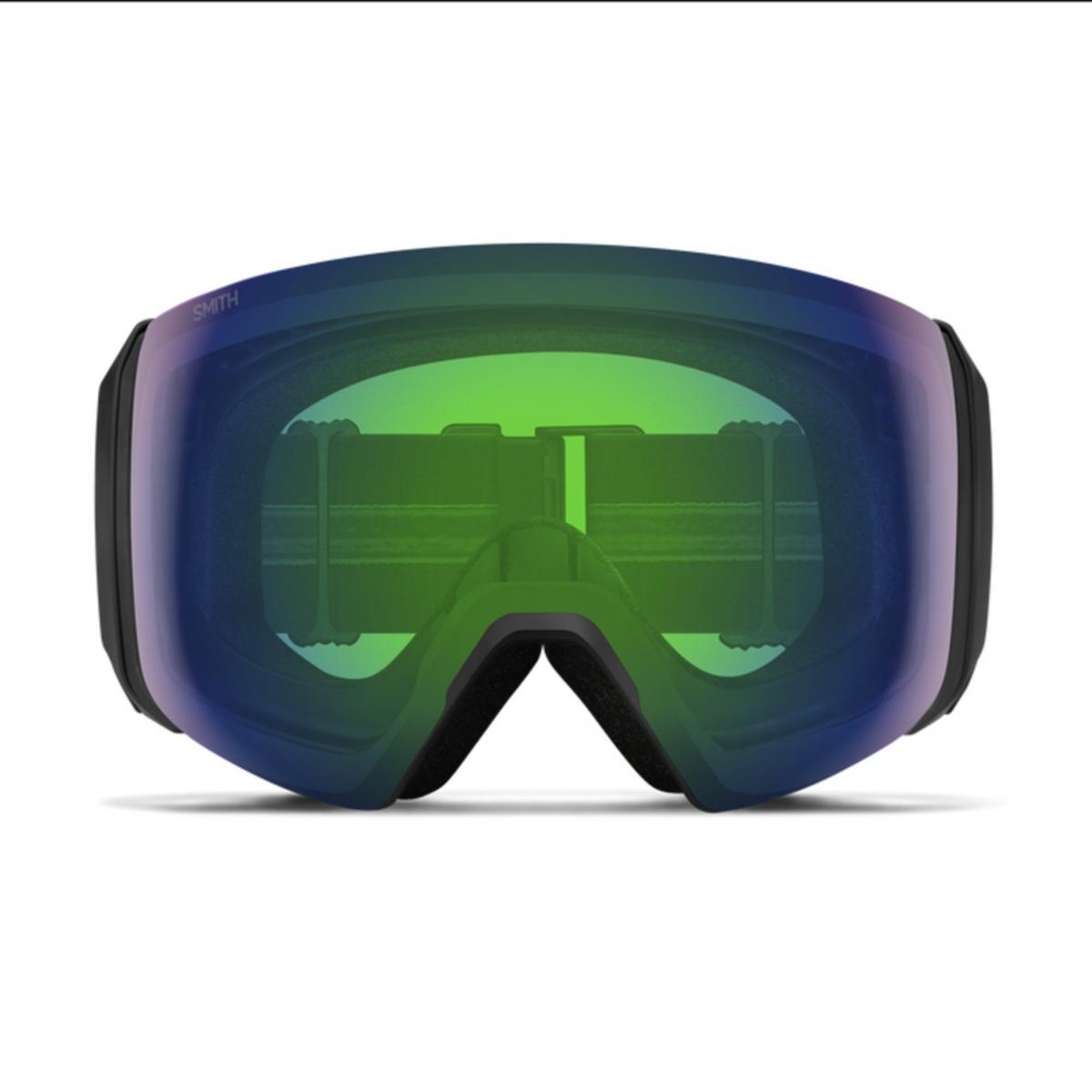 Smith Optics 4D Mag XL Goggles ChromaPop Everyday Green Mirror - Black Frame Smith Optics 4D Mag XL Goggles ChromaPop Everyday Green Mirror - Black Frame