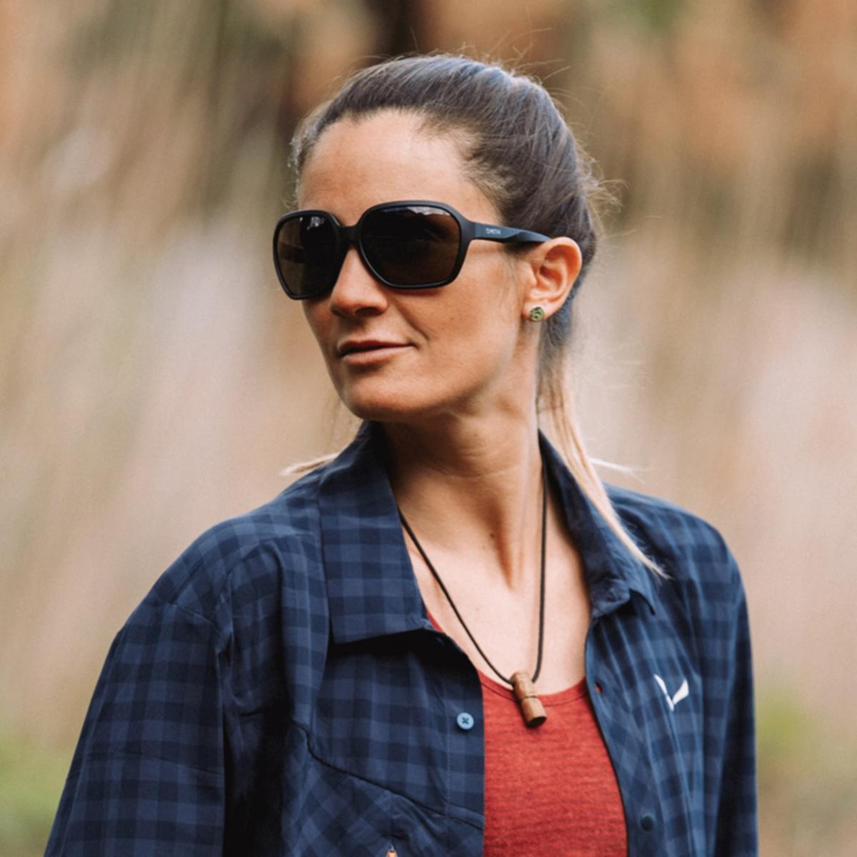Smith Optics Whitney Sunglasses ChromaPop Polarized Gray Green - Matte Black Frame Smith Optics Whitney Sunglasses ChromaPop Polarized Gray Green - Matte Black Frame