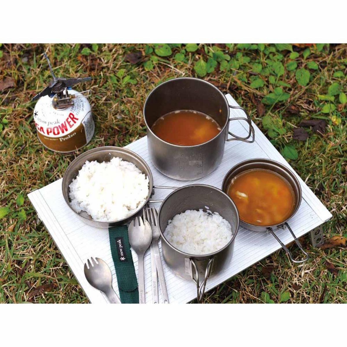 Snow Peak Titanium Trek Combo Cookset Snow Peak Titanium Trek Combo Cookset