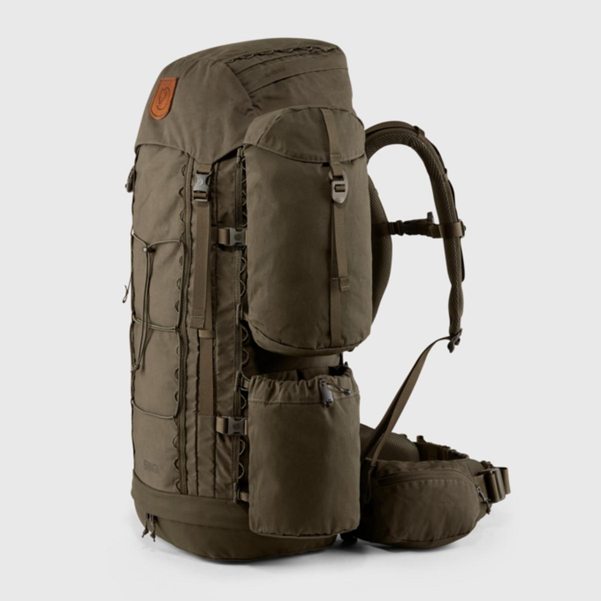 FjallRaven Singi 48L Trekking Backpack - Dark Olive FjallRaven Singi 48L Trekking Backpack - Dark Olive