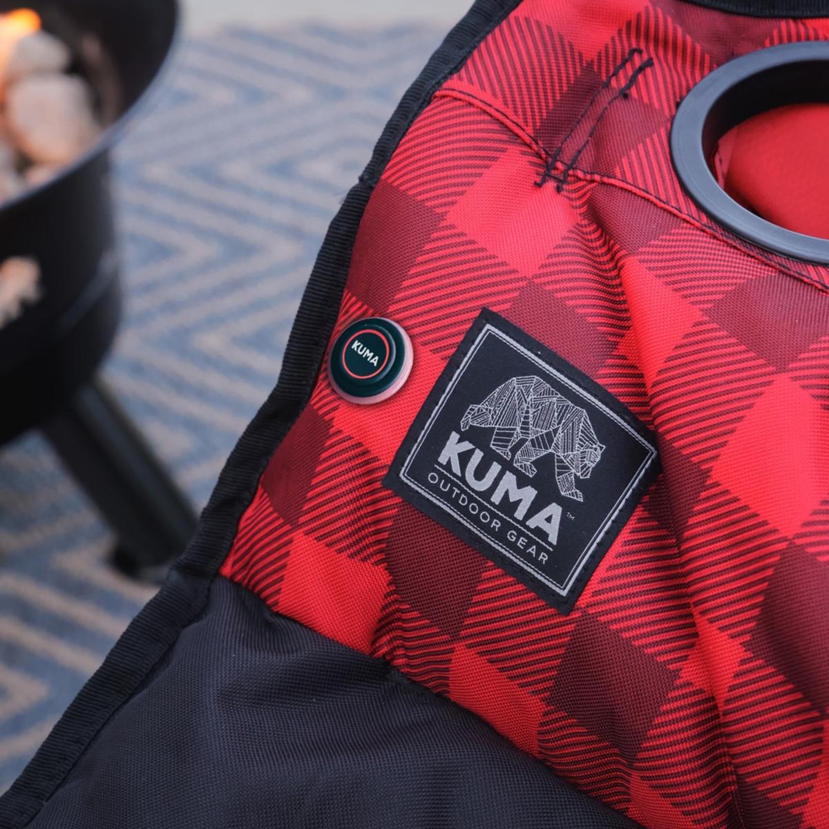 KUMA Outdoor Gear Bear Buddy Heated Chair with Power Bank & Bluetooth KUMA Outdoor Gear Bear Buddy Heated Chair with Power Bank & Bluetooth