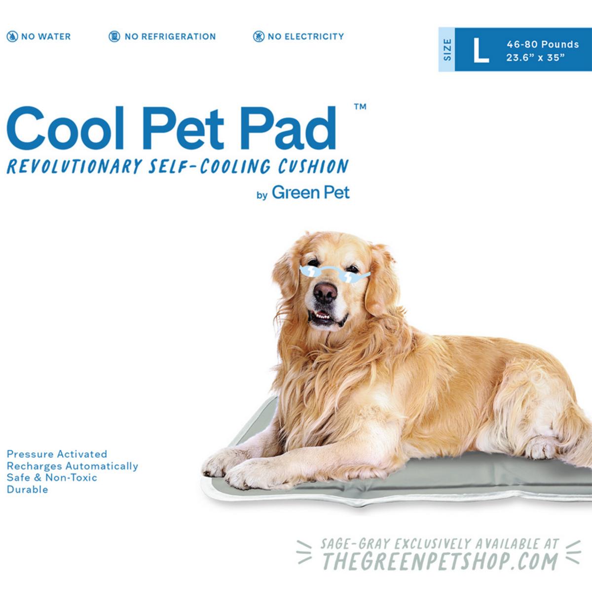 Cool Care Technologies Cool Pet Pad - Small/Sage Gray Cool Care Technologies Cool Pet Pad - Small/Sage Gray