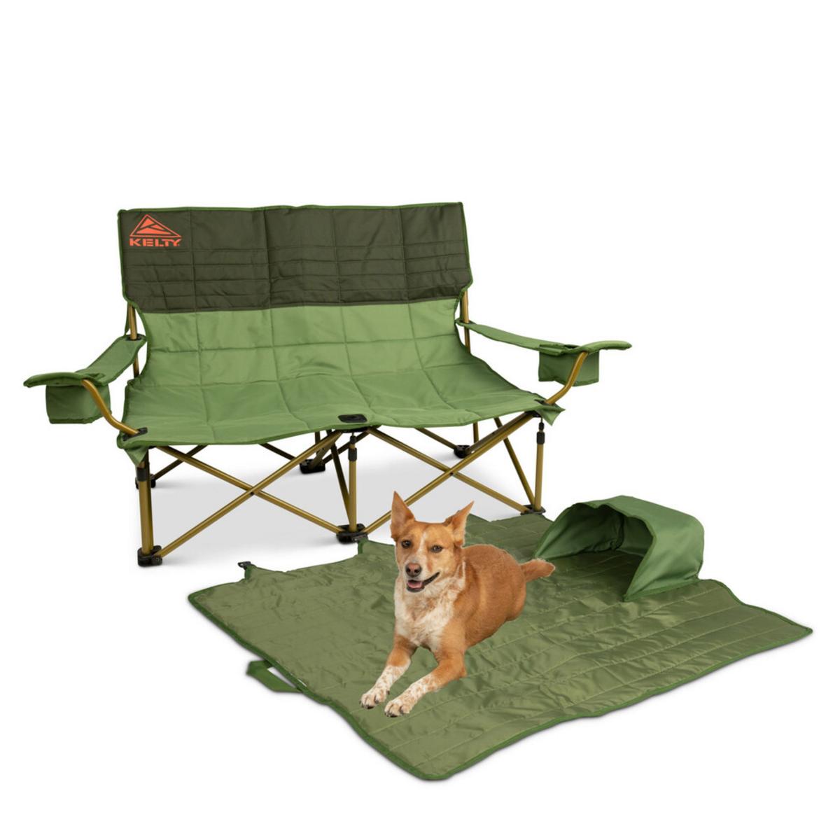 Kelty Camping Friendly Low-Loveseat - Bungee Cord/Beluga Kelty Camping Friendly Low-Loveseat - Bungee Cord/Beluga