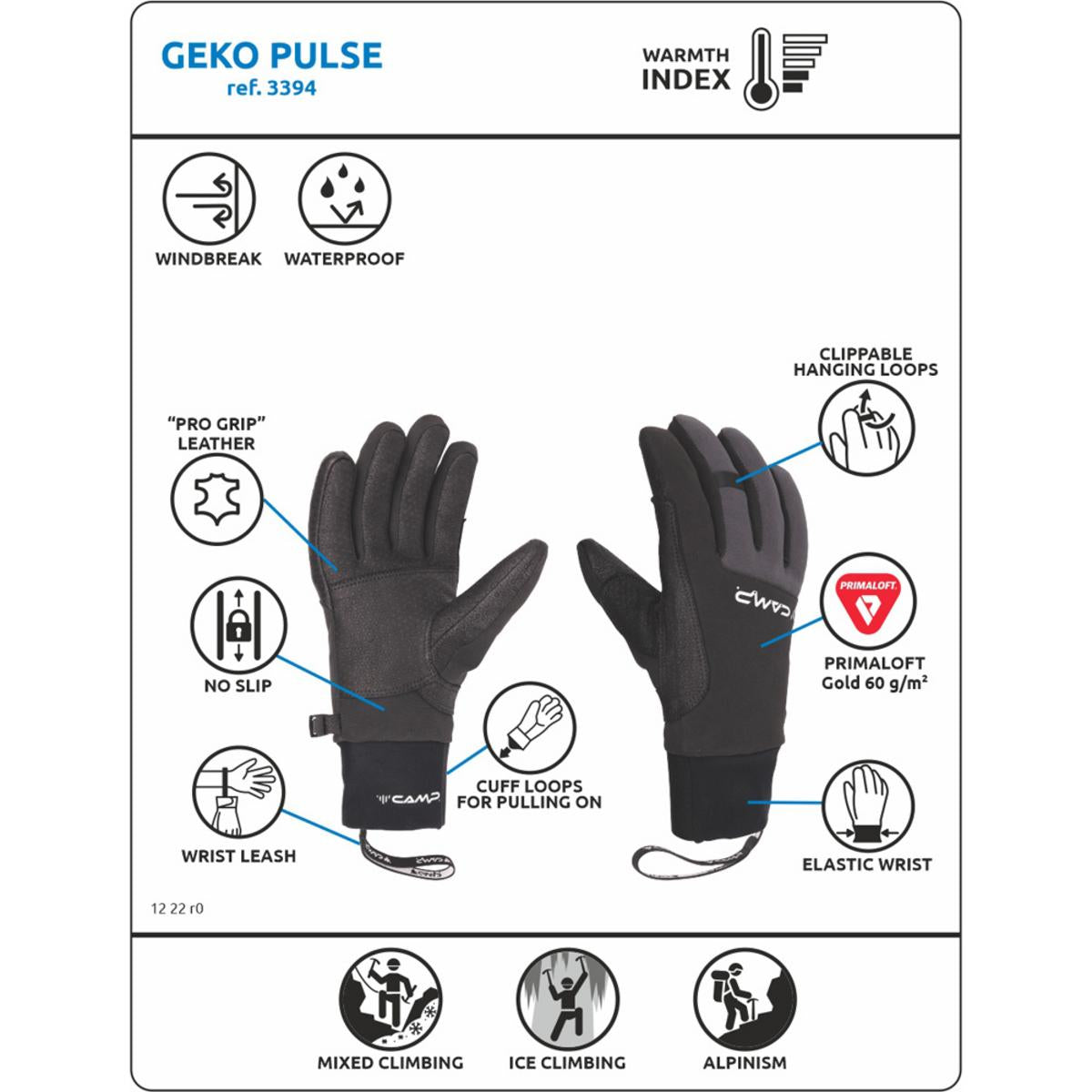 Camp Geko Pulse Winter Gloves Camp Geko Pulse Winter Gloves