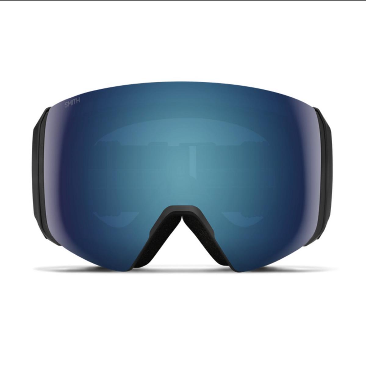Smith Optics 4D Mag XL Goggles ChromaPop Sun Blue Mirror - Black Frame Smith Optics 4D Mag XL Goggles ChromaPop Sun Blue Mirror - Black Frame