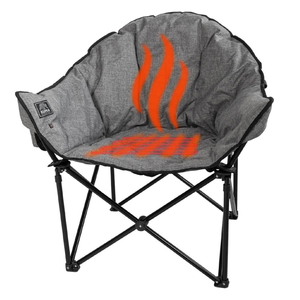 KUMA Outdoor Gear Lazy Bear Heated Chair with Power Bank & Bluetooth KUMA Outdoor Gear Lazy Bear Heated Chair with Power Bank & Bluetooth