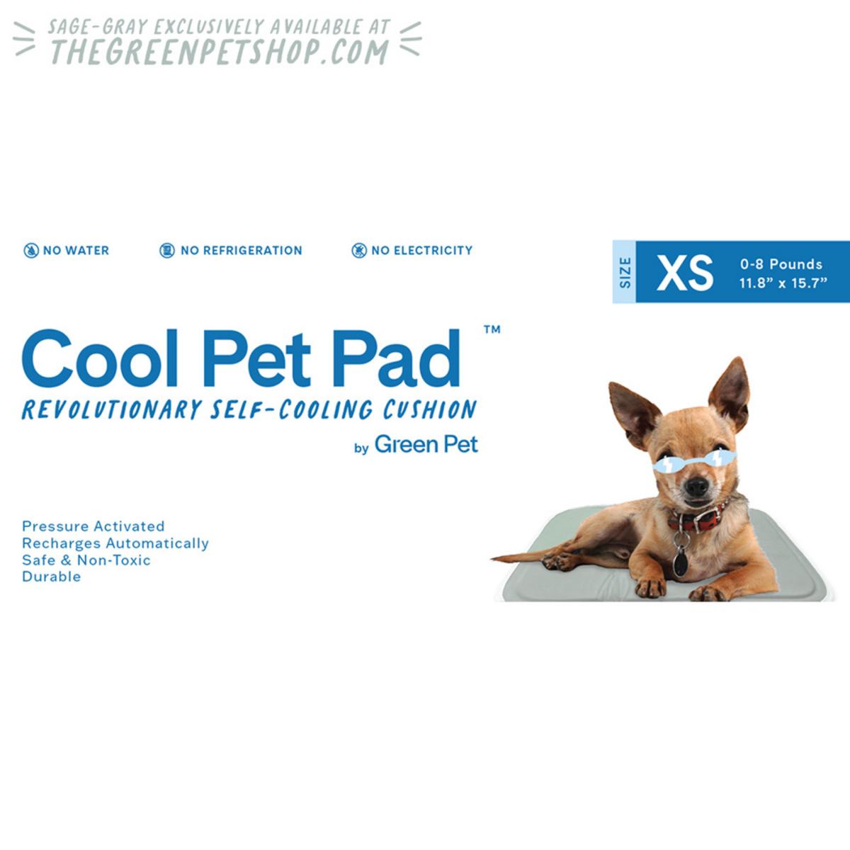Cool Care Technologies Cool Pet Pad - Large/Sage Gray Cool Care Technologies Cool Pet Pad - Large/Sage Gray