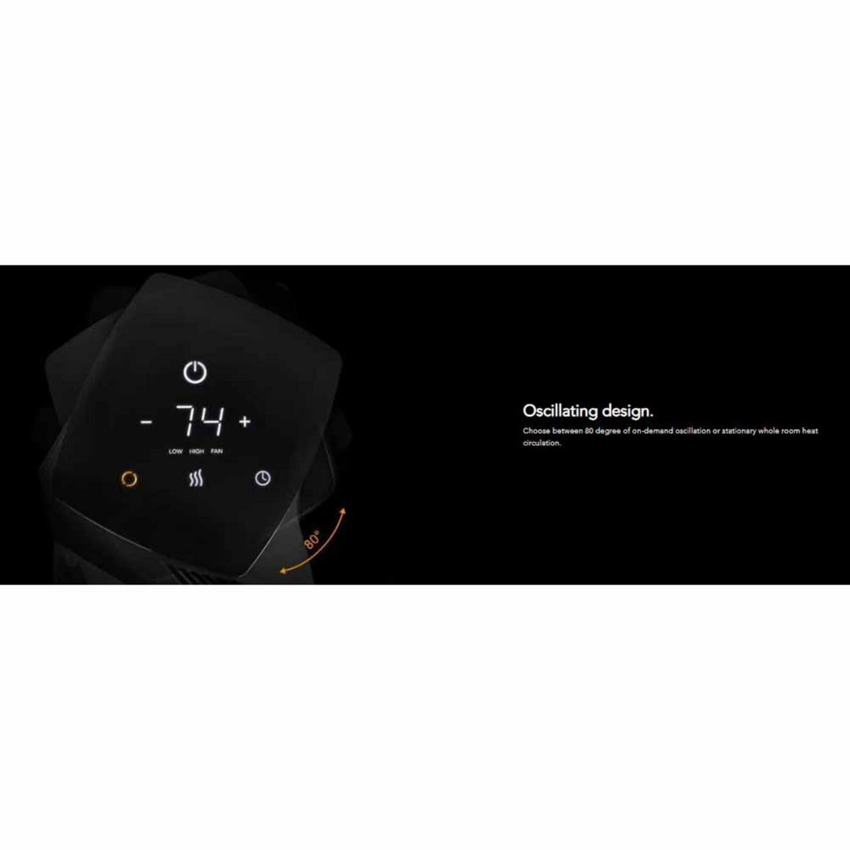 Vornado OSCTH1 Whole Room Oscillating Tower Heater - Black Vornado OSCTH1 Whole Room Oscillating Tower Heater - Black