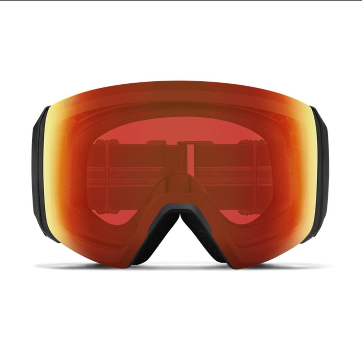Smith Optics 4D Mag XL Goggles ChromaPop Everyday Red Mirror - Black Frame Smith Optics 4D Mag XL Goggles ChromaPop Everyday Red Mirror - Black Frame