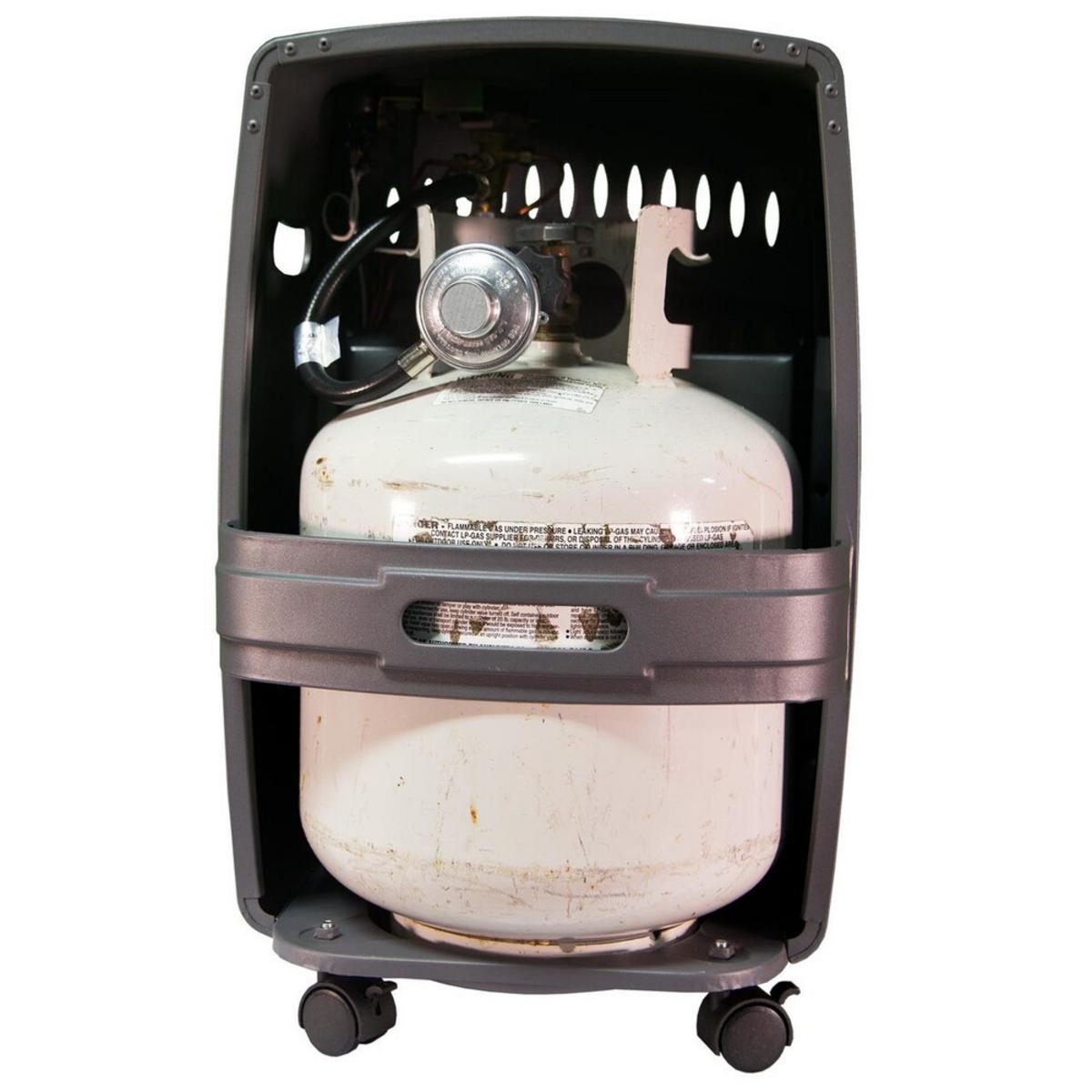 World Marketing Comfort Glow Propane(LP) Cabinet Heater - Piezo Ignition/Gray World Marketing Comfort Glow Propane(LP) Cabinet Heater - Piezo Ignition/Gray