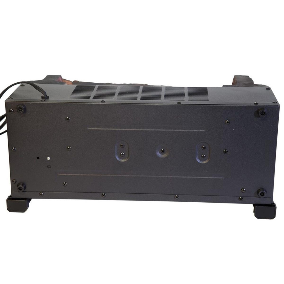 World Marketing Comfort Glow Electric Log Set, Heater with Firebox Projection - Black World Marketing Comfort Glow Electric Log Set, Heater with Firebox Projection - Black