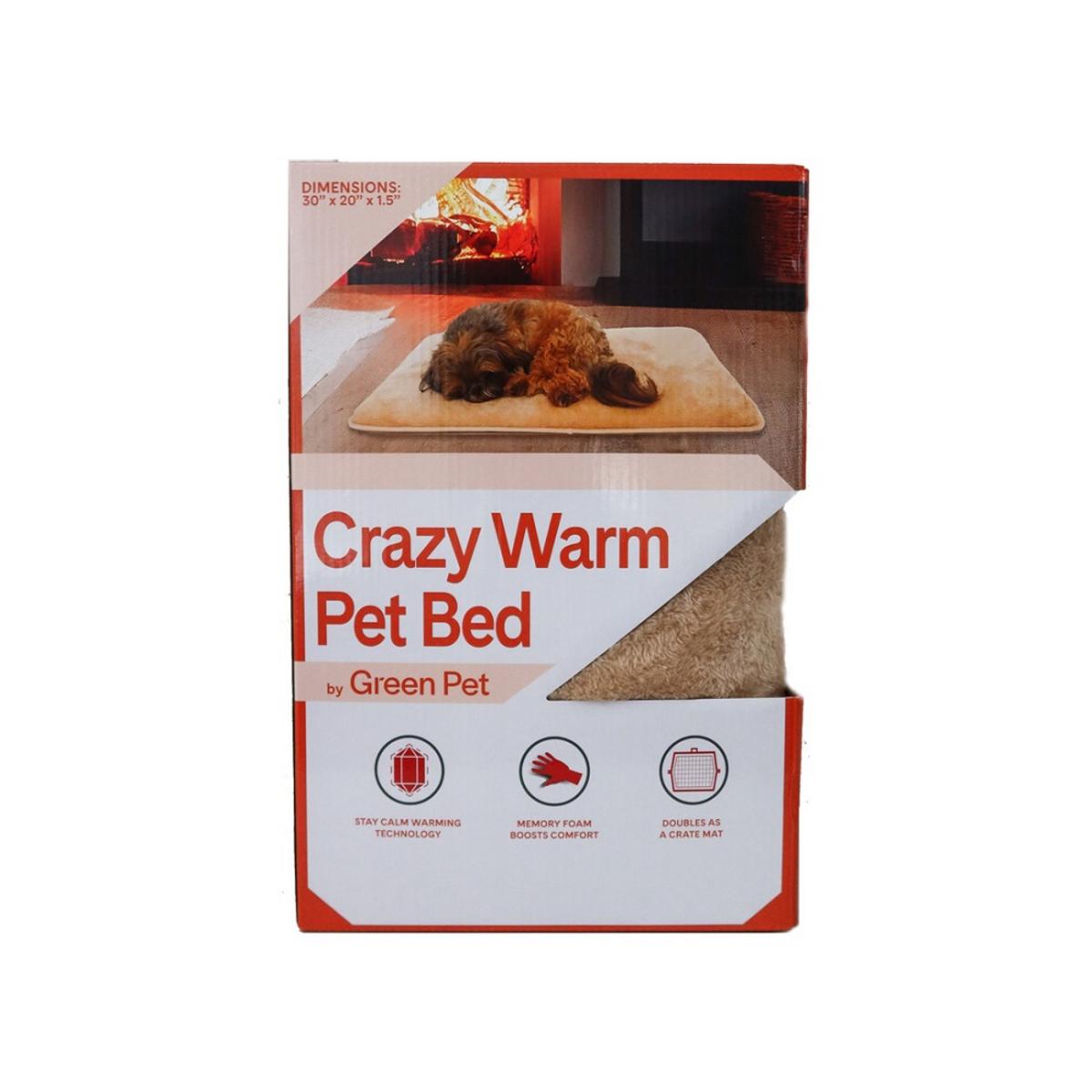 Cool Care Technologies Crazy Warm Pet Bed - Hazelnut Cool Care Technologies Crazy Warm Pet Bed - Hazelnut