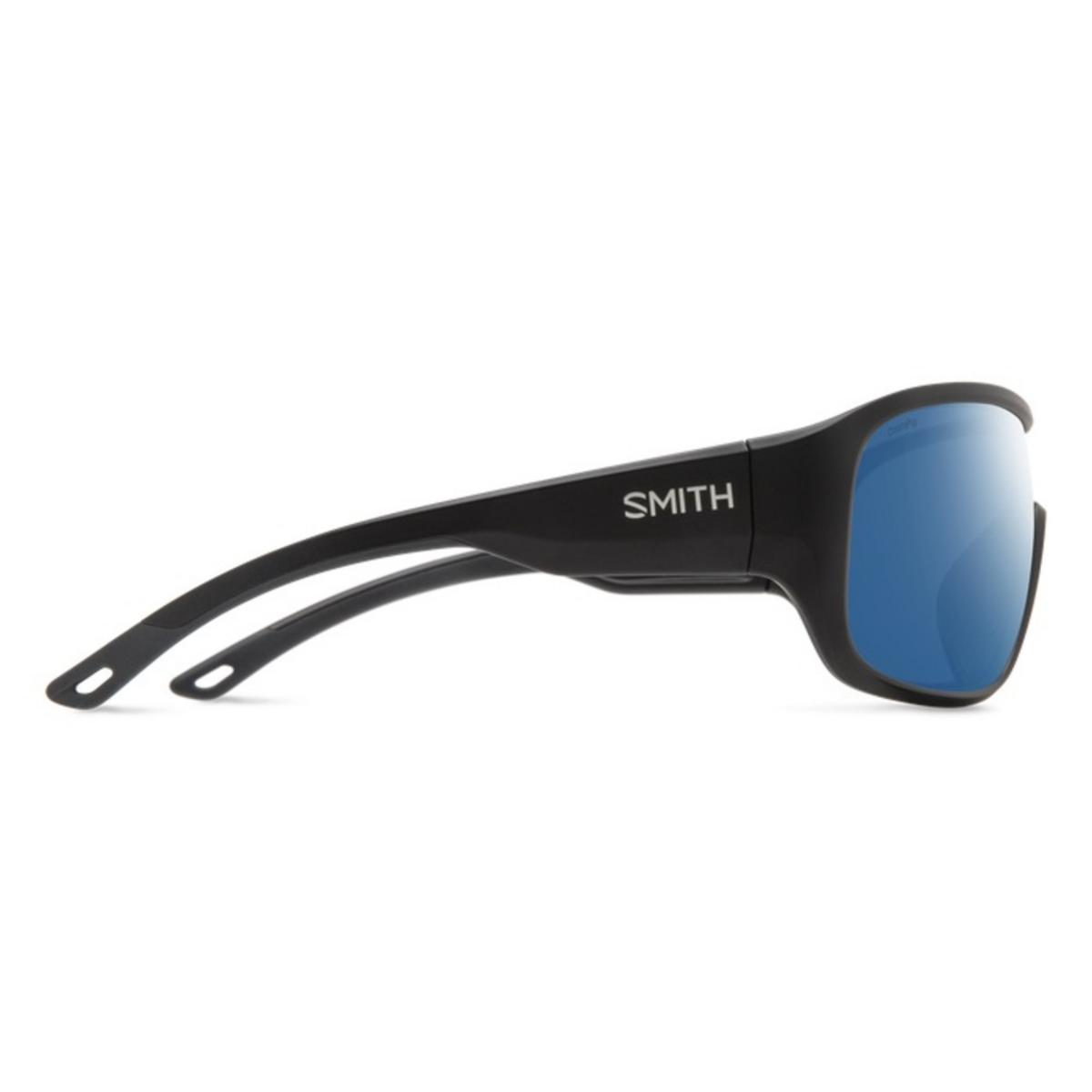 Smith Optics Spinner Sunglasses ChromaPop Polarized Blue Mirror - Matte Black Frame Smith Optics Spinner Sunglasses ChromaPop Polarized Blue Mirror - Matte Black Frame