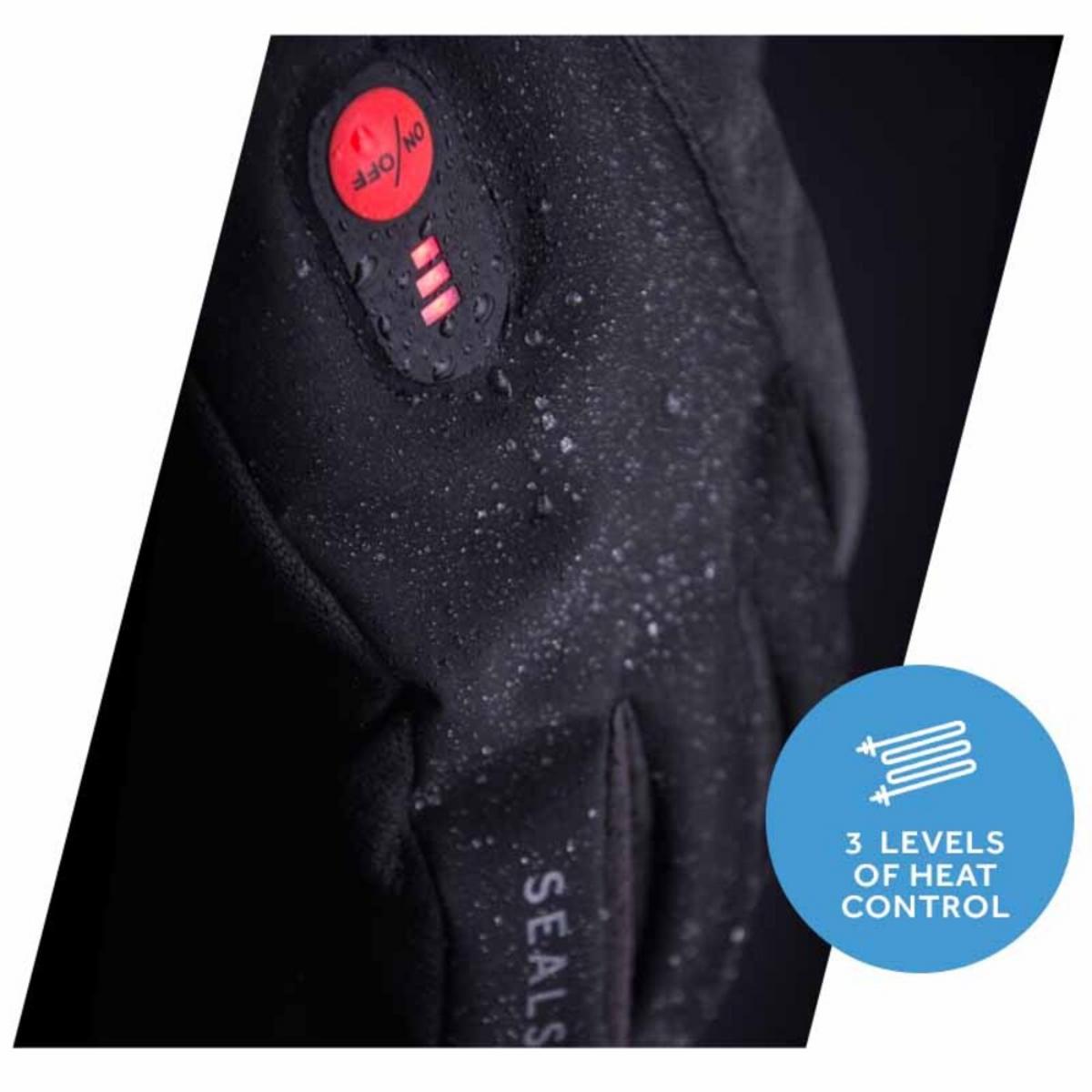 SealSkinz Upwell Waterproof Heated Cycle Gloves SealSkinz Upwell Waterproof Heated Cycle Gloves