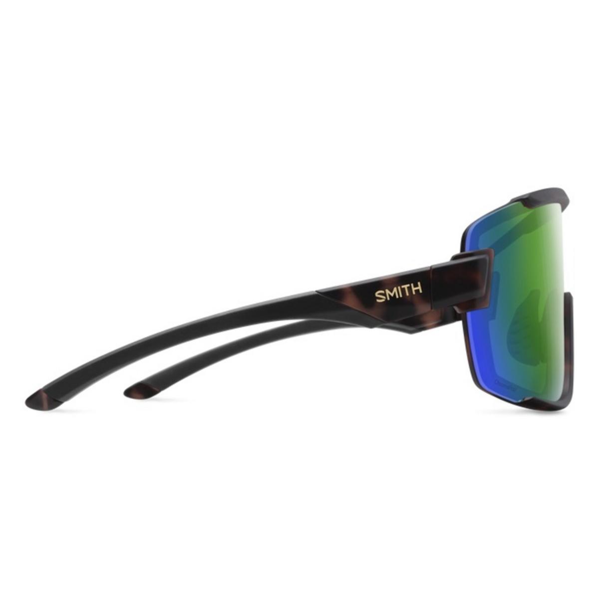 Smith Optics Wildcat Sunglasses ChromaPop Polarized Green Mirror - Matte Tortoise Frame Smith Optics Wildcat Sunglasses ChromaPop Polarized Green Mirror - Matte Tortoise Frame