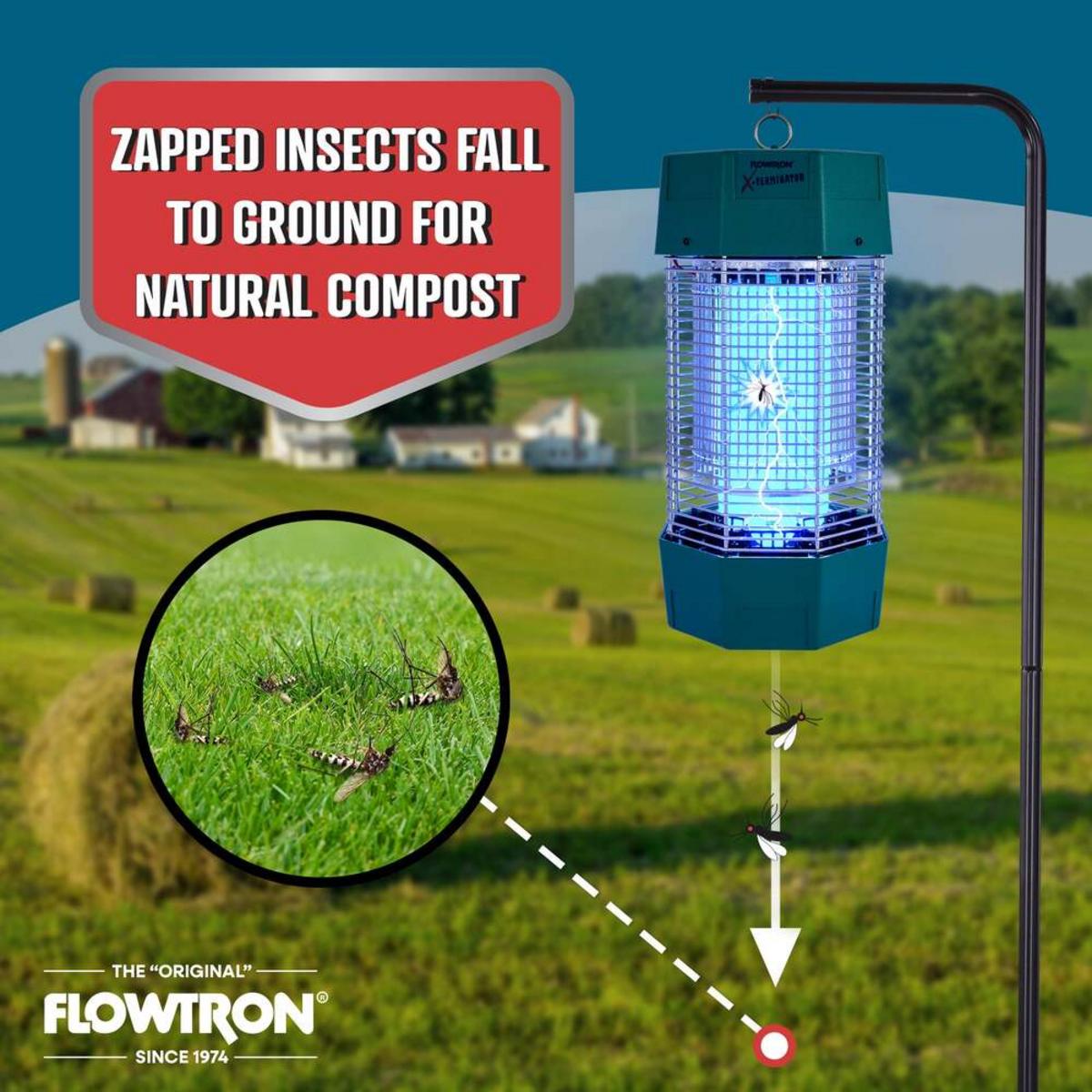 Flowtron 120W Outdoor Bug Zapper with 2 Acre coverage Flowtron 120W Outdoor Bug Zapper with 2 Acre coverage