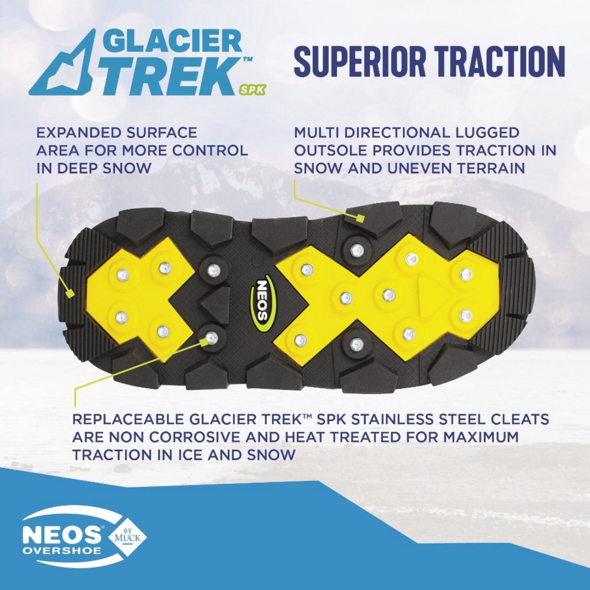 Neos Voyager Glacier Trek Cleats Overshoes with Heel Neos Voyager Glacier Trek Cleats Overshoes with Heel