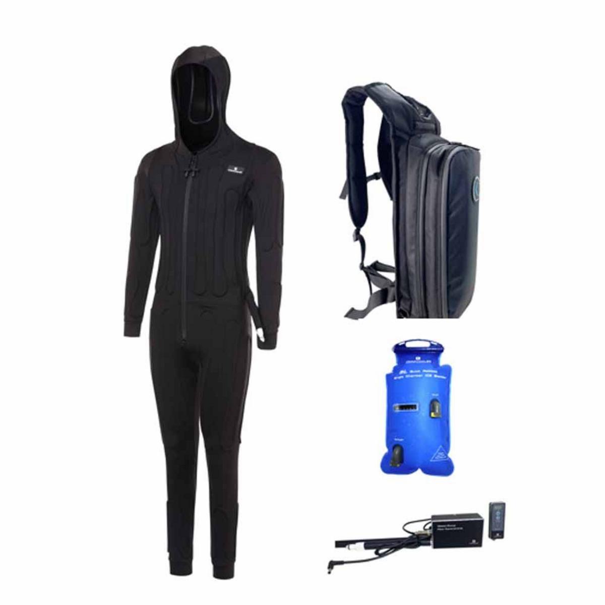 CompCooler Dual Backpack Full Body Cooling System with 5.0L Bladder Flow Control Mode CompCooler Dual Backpack Full Body Cooling System with 5.0L Bladder Flow Control Mode