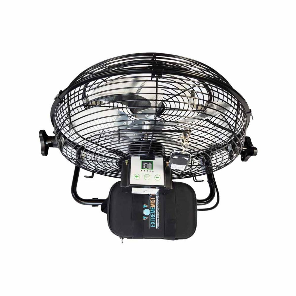 ExtremeMIST 4-n-1 Advanced Portable Misting Fan Pro with Solar Panel & PCS Pump ExtremeMIST 4-n-1 Advanced Portable Misting Fan Pro with Solar Panel & PCS Pump
