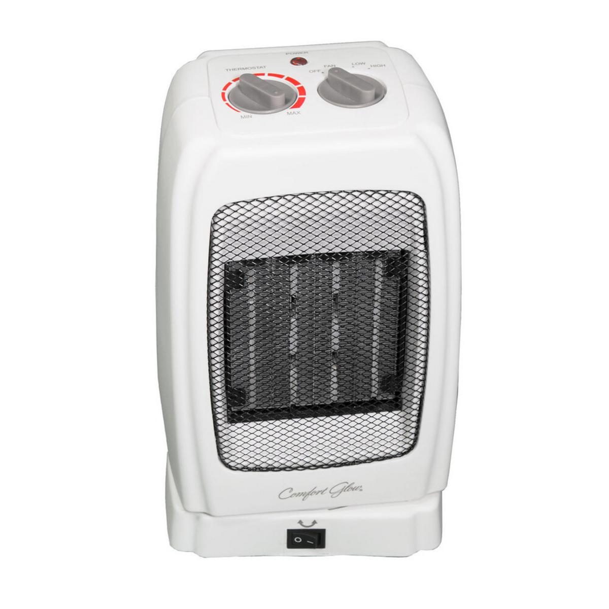 World Marketing Comfort Glow Oscillating Ceramic Heater - White World Marketing Comfort Glow Oscillating Ceramic Heater - White