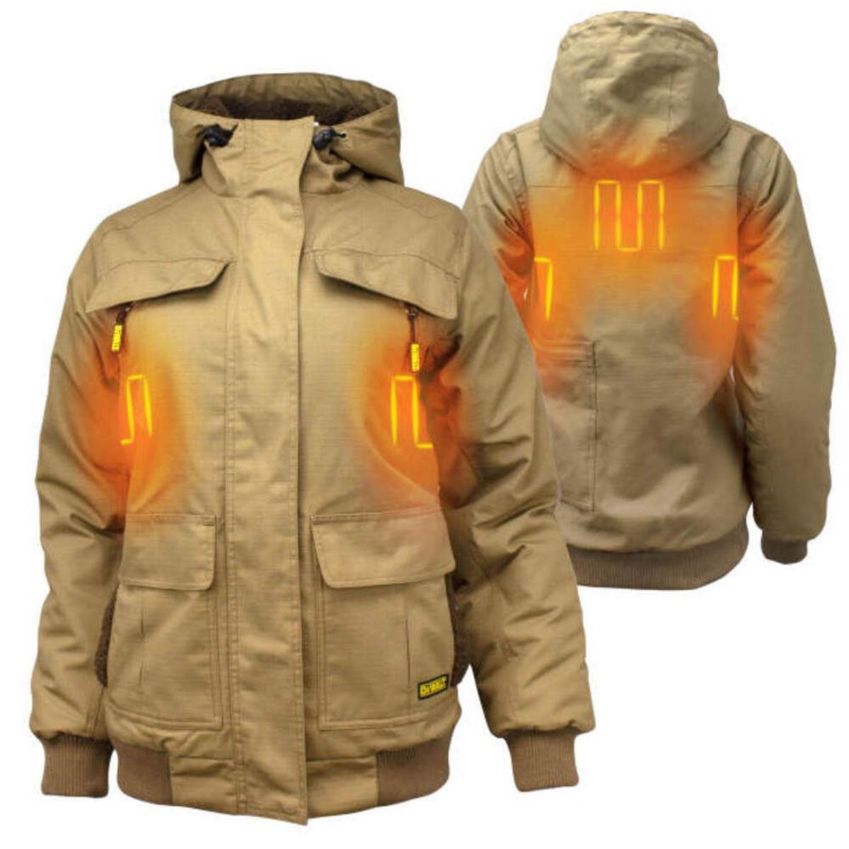 DeWalt Women's Heavy Duty Ripstop Heated Kitted Jacket with Battery DeWalt Women's Heavy Duty Ripstop Heated Kitted Jacket with Battery