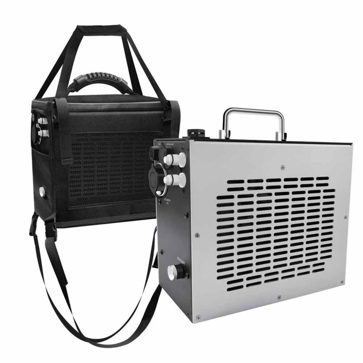 CompCooler Motorcycle Thermal Chiller System 12V DC Operated 200W Cooling/120W Heating Capacity CompCooler Motorcycle Thermal Chiller System 12V DC Operated 200W Cooling/120W Heating Capacity