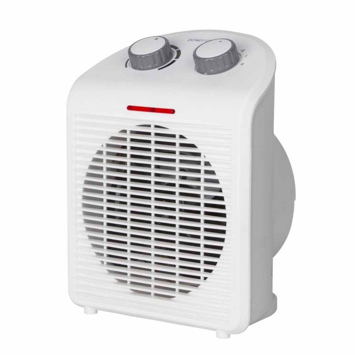 World Marketing Comfort Glow Electric Fan Forced Heater - White World Marketing Comfort Glow Electric Fan Forced Heater - White