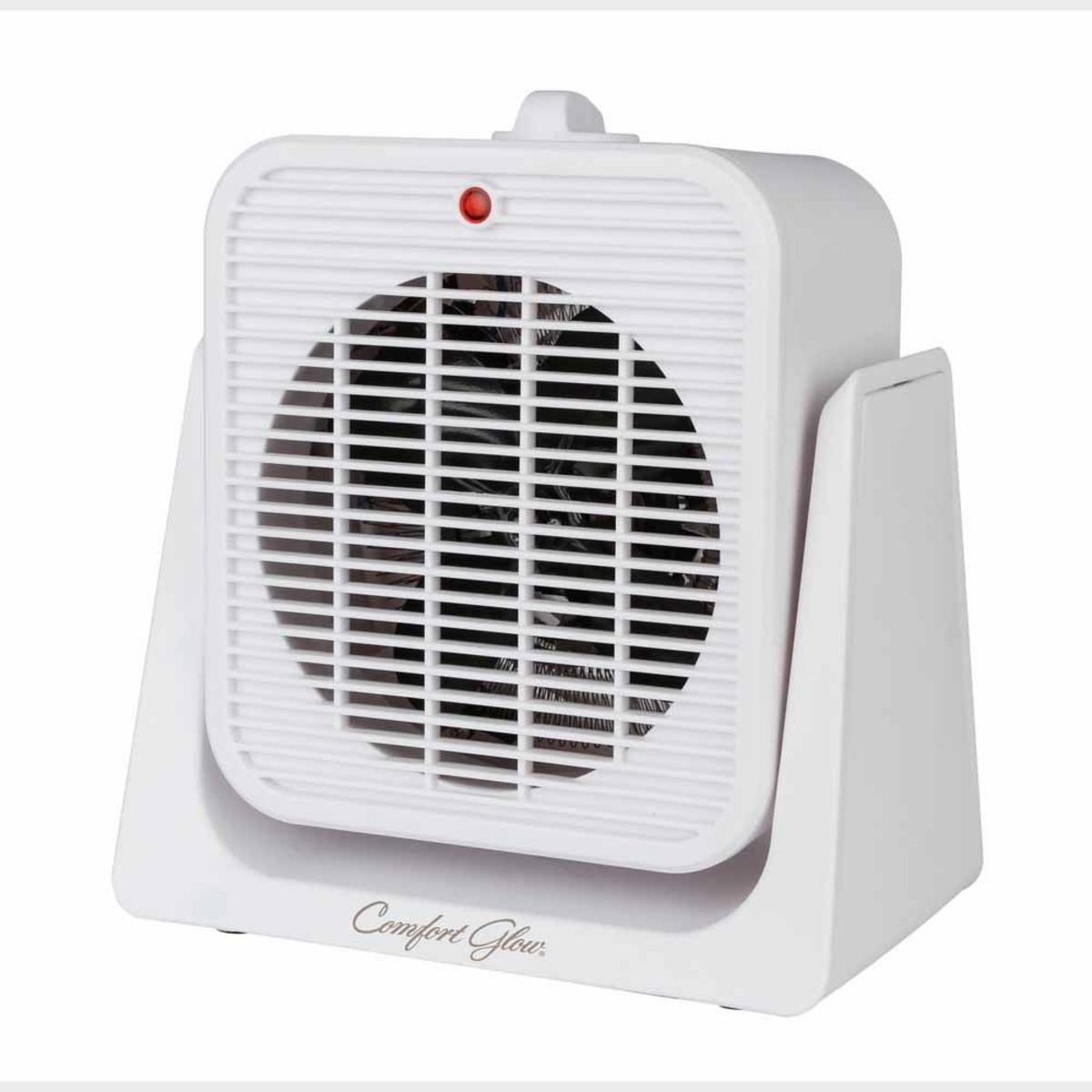 World Marketing Comfort Glow All Season Electric Fan and Heater - White World Marketing Comfort Glow All Season Electric Fan and Heater - White