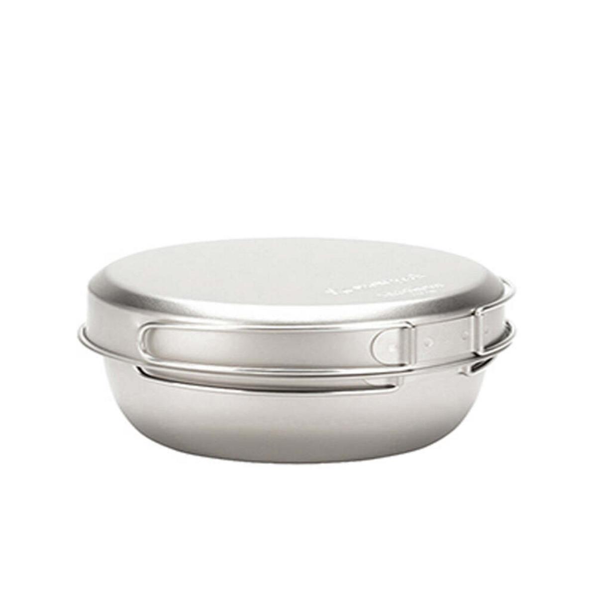 Snow Peak 3 Piece Titanium Cookset Snow Peak 3 Piece Titanium Cookset