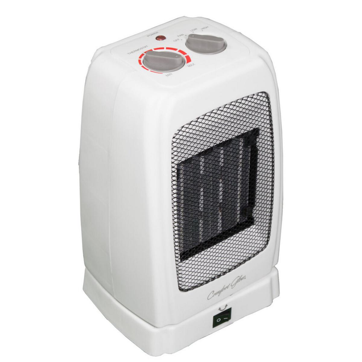 World Marketing Comfort Glow Oscillating Ceramic Heater - White World Marketing Comfort Glow Oscillating Ceramic Heater - White