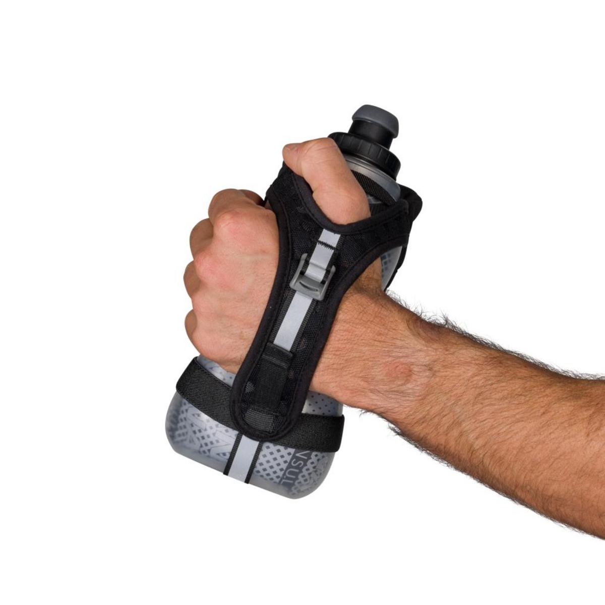 Nathan QuickSqueeze Plus View Insulated Handheld Bottle - 18oz/Black/Marine Blue Nathan QuickSqueeze Plus View Insulated Handheld Bottle - 18oz/Black/Marine Blue