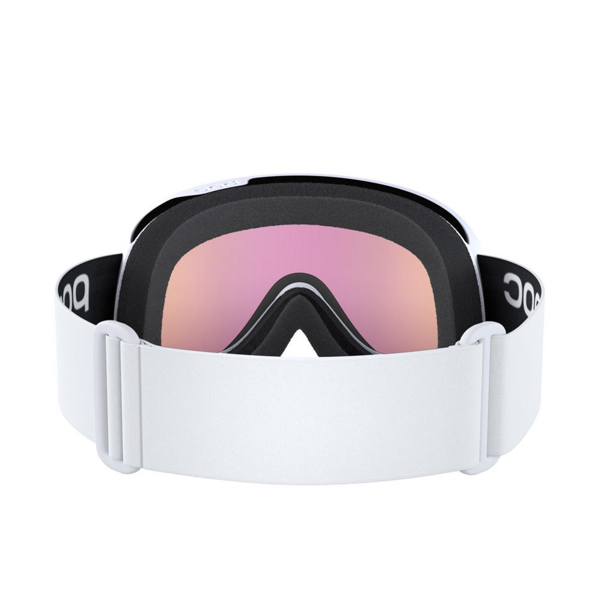 POC Retina Ski Goggles Partly Sunny Orange Lens - Hydrogen White Frame POC Retina Ski Goggles Partly Sunny Orange Lens - Hydrogen White Frame