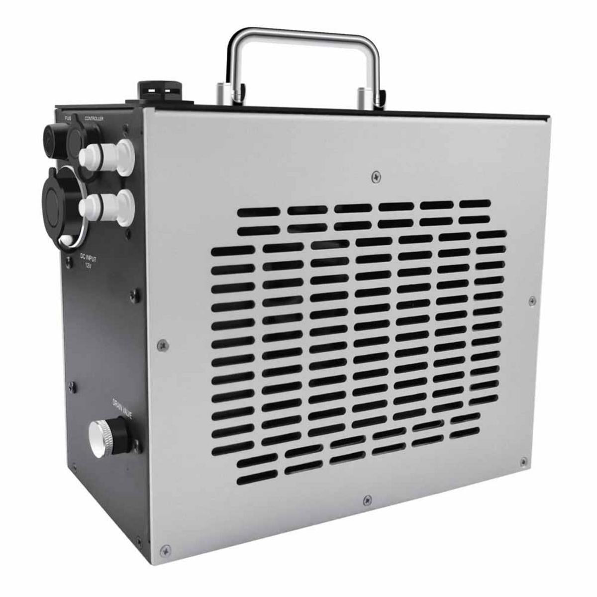 CompCooler Motorcycle Thermal Chiller System 12V DC Operated 200W Cooling/120W Heating Capacity CompCooler Motorcycle Thermal Chiller System 12V DC Operated 200W Cooling/120W Heating Capacity